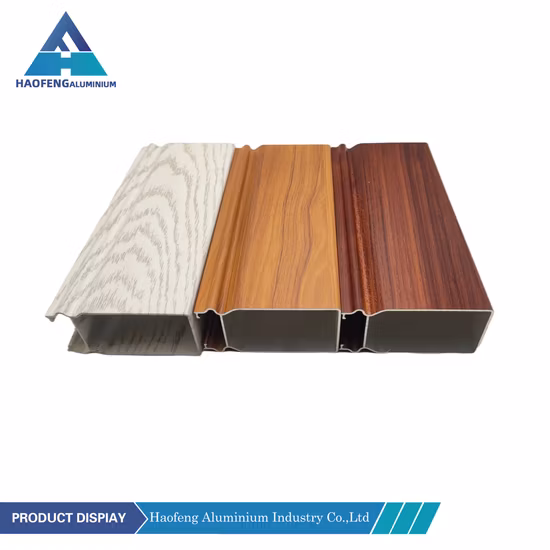Schrankmaterial: Holzmaserung, Aluminium, Badezimmerschranktür, Aluminiumprofil