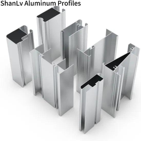 Kundenspezifisches 6063 Aluminium-Extrusionsaluminiumprofil für Küchenschränke